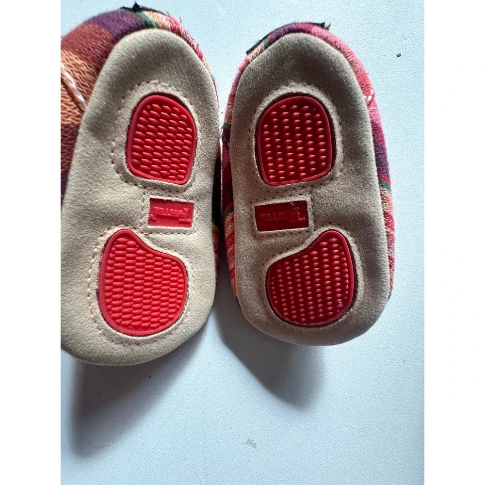 Twister Infant Serape Stripe Moccasins Multi Color Soft Sole Crib Shoes 0